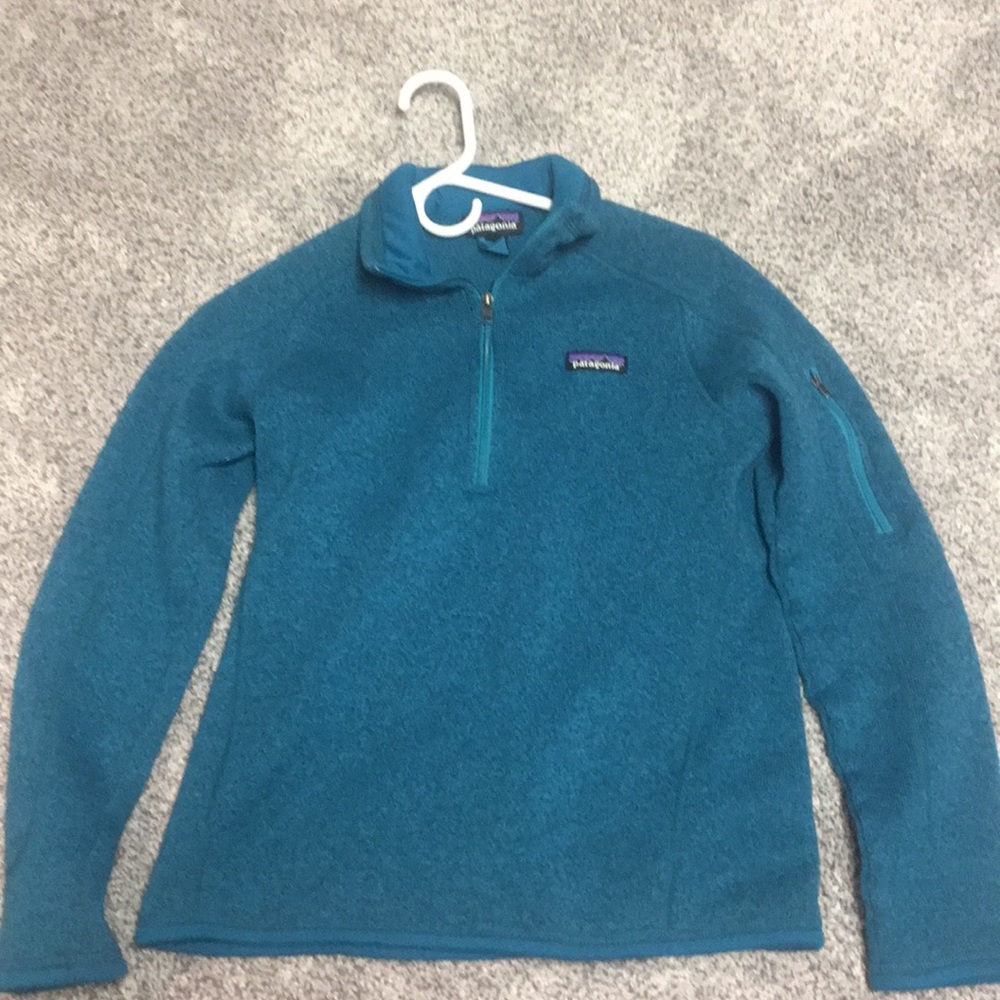 Patagonia Teal Quarter Zip